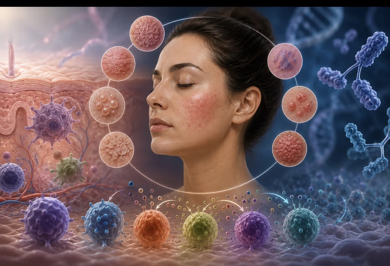 Quando a pele revela o sistema imunológico: uma nova forma de entender as doenças inflamatórias
